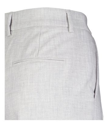 Grijze wijde broek met bandplooi Henrike MSCH 