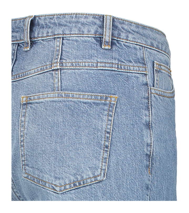 Blauwe jeansbroek met streep  MSCH Copenhagen 