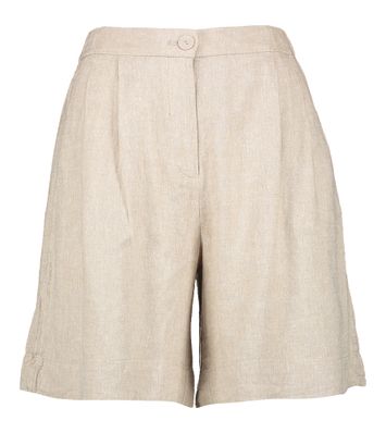 Beige linnen short Pennue Ginea MSCH