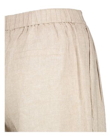 Beige linnen short Pennue Ginea MSCH