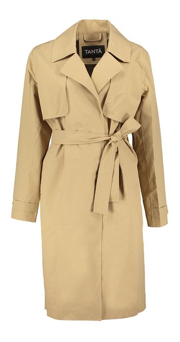 Beige halflange trenchcoat Tage Tanta