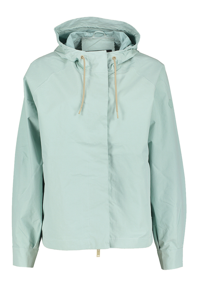 Blauwe zomerjas met rits en kap Dhuda Tanta 