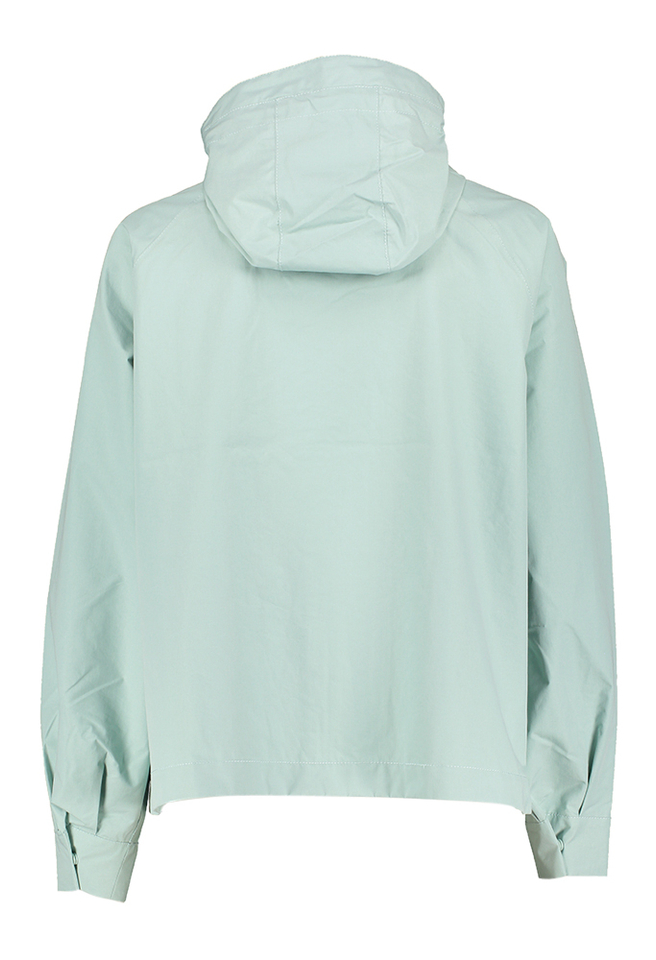 Blauwe zomerjas met rits en kap Dhuda Tanta 