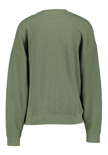 Kaki sweater met opdruk Benjamin BA&SH