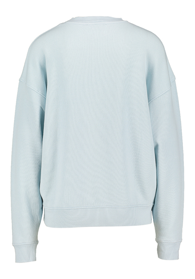 Lichtblauwe sweater met opdruk Benjamin BA&SH