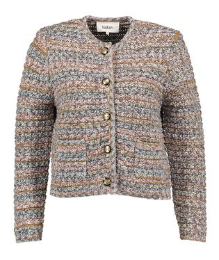 BA&SH Multicolor jasje in bouclé Guspa Baésh