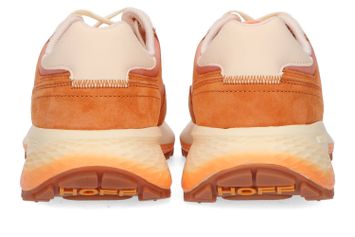 Lage sneakers in oranje en koraal tinten Paris II Hoff