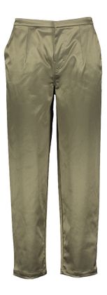 Collectors Club Kaki groene geklede broek Paulina