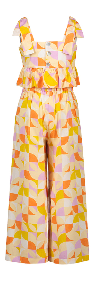 2-delige bloemenprint set van crop top en broek Abel&Lula