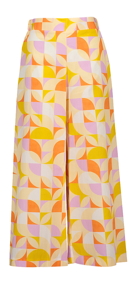 2-delige bloemenprint set van crop top en broek Abel&Lula