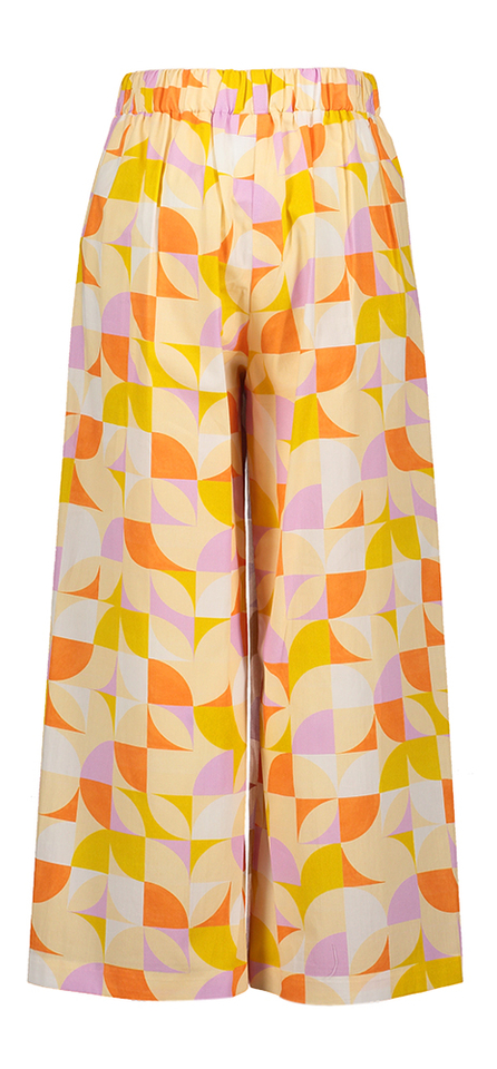 2-delige bloemenprint set van crop top en broek Abel&Lula