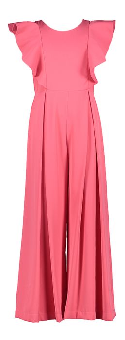 Fushia roze jurmpsuit met frul aan de borst Abel&Lula