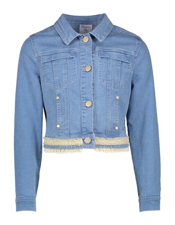 Jeansjasje met boho details Rtb