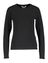 Zwarte aansluitende t-shirt met lange mouwen Betrina MSCH 