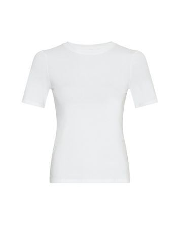 Bright white t-shirt met korte  mouwen MSCH 