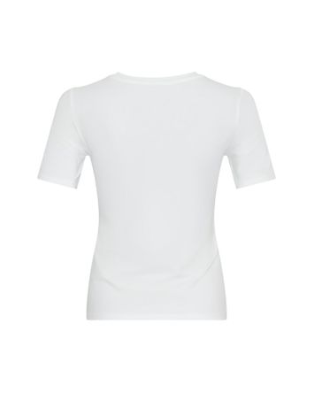 Bright white t-shirt met korte  mouwen MSCH 