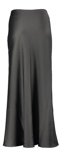 Grijze lange glanzende rok Selected Femme