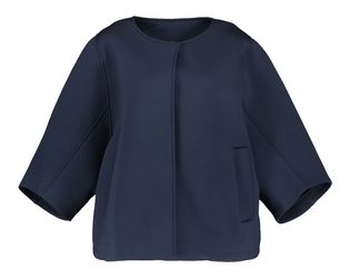 HOX Donkerblauwe mantel met drukknopen