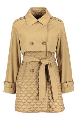 Donkerbeige trenchcoat Hox