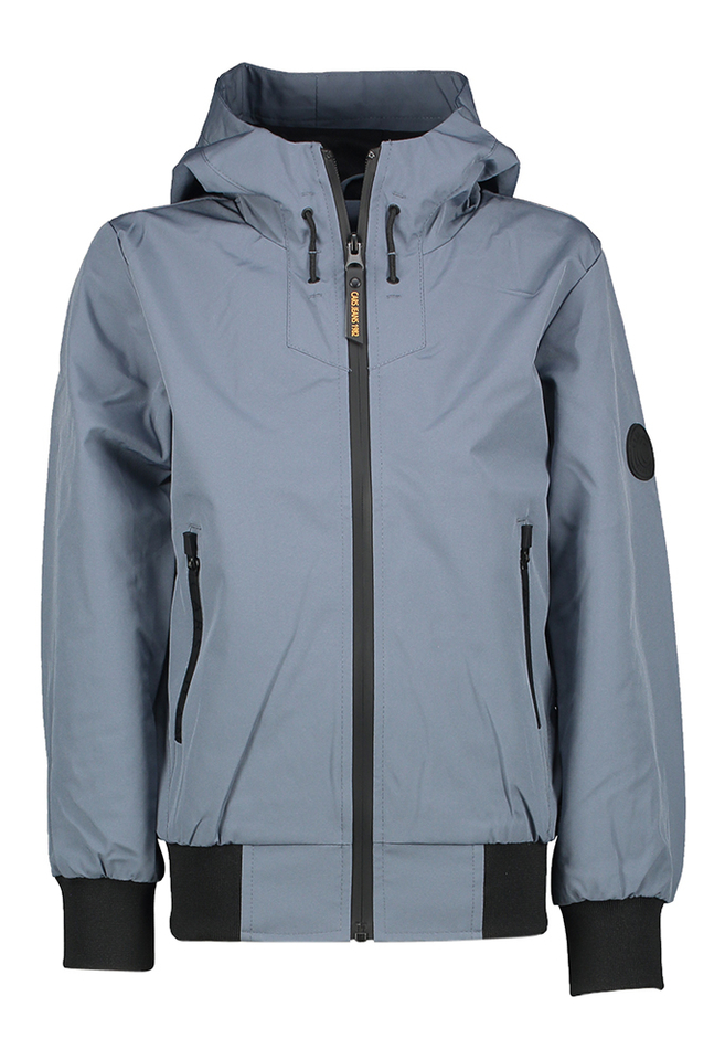 Blauwkleurige jas met kap Sammo Cars