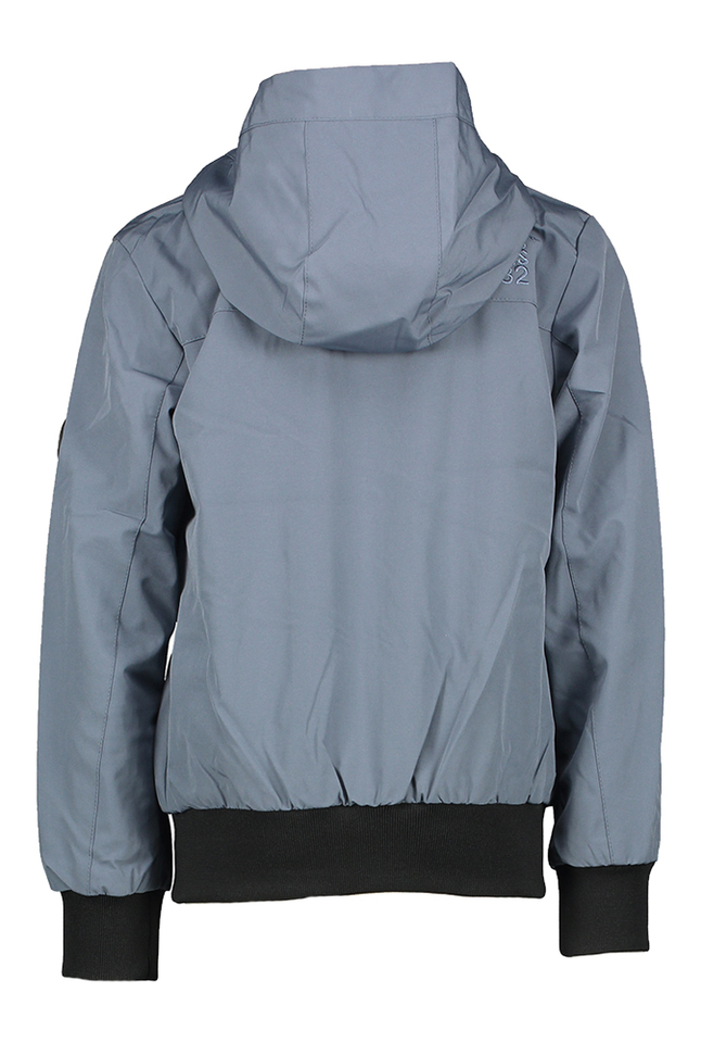 Blauwkleurige jas met kap Sammo Cars