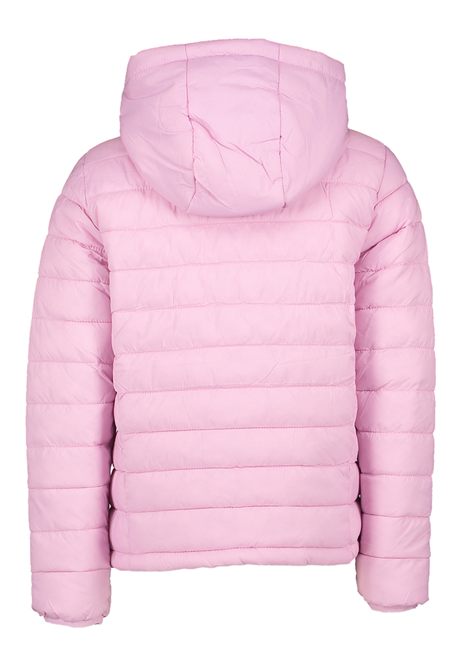 Soft pink gewatterde jas met kap Cars 