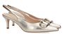 Goudkleurige slingbacks Twinset