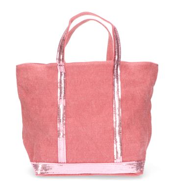 Oudroze shopper met glinsters Vanessa Bruno