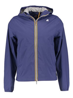 Blauwe jas met kap Jack Stretch K-way