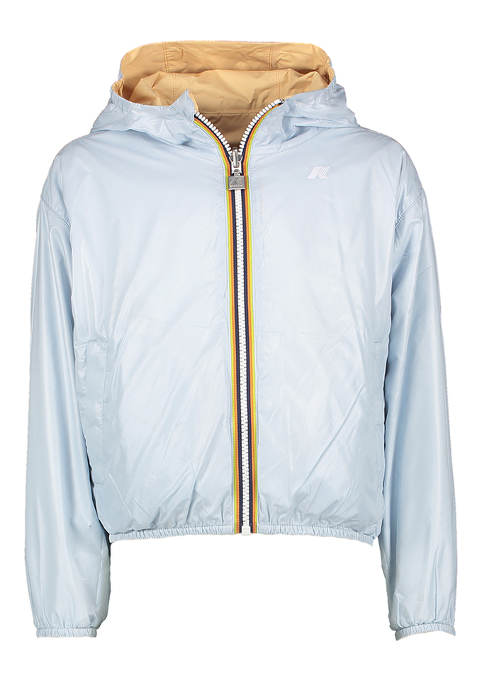 Pastelgele regenjas met kap Laurette Plus K-Way