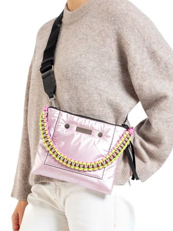 Rose Fluo Yellow reversibel crossbody Hybrid Clio Goldbrenner