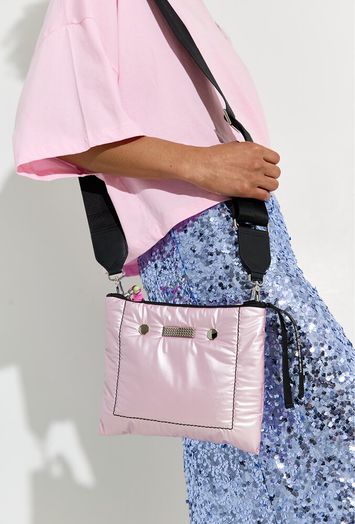 Rose Fluo Yellow reversibel crossbody Hybrid Clio Goldbrenner