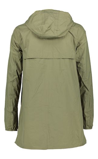 Kaki/groen reversibel jas met kap Sophie Double K-Way