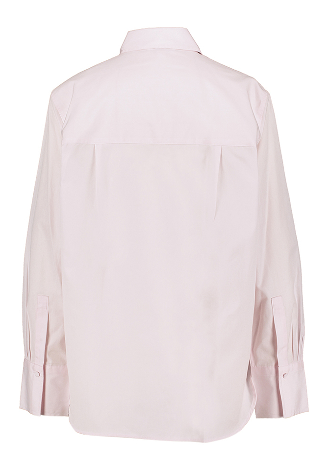 Lichtroze katoenen bloes Vince