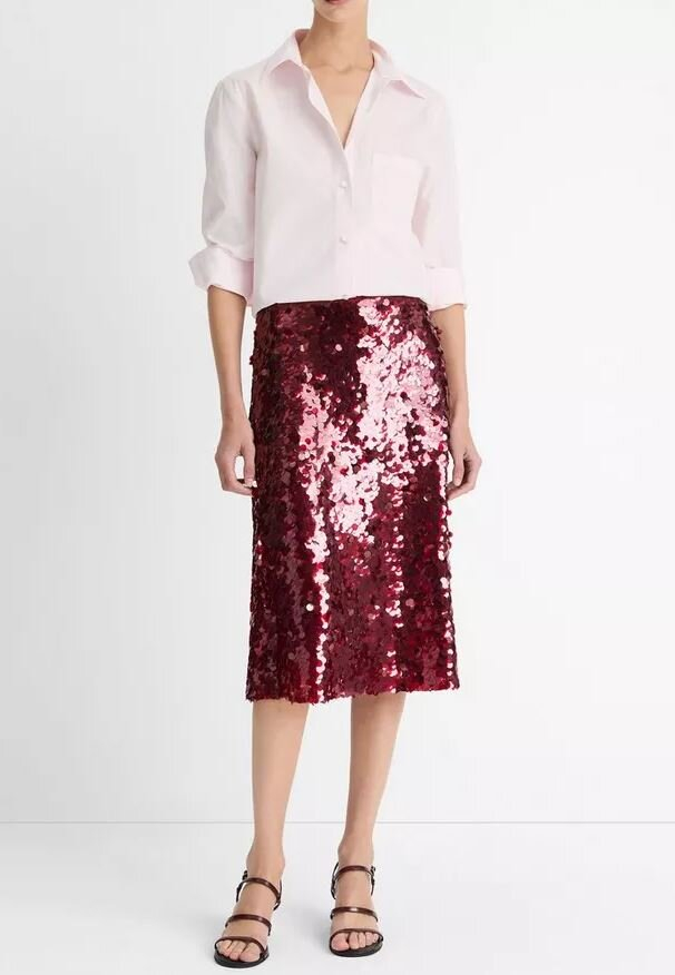 Lichtroze katoenen bloes Vince