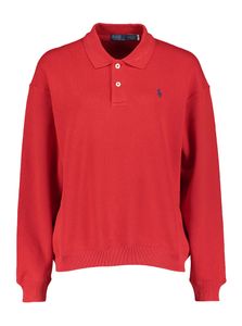 Ralph Lauren Rode sweater met kraag