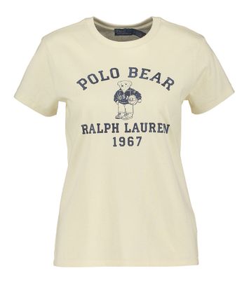 Deckwash white t-shirt met Polo bear Ralph Lauren 