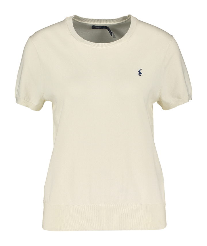 Beige trui met merklogo Ralph Lauren