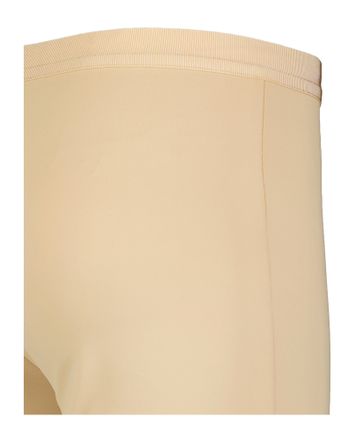 Beige aansluitende comortabele broek met elastiek Liviana Conti