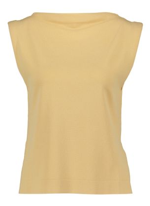 Liviana Conti Sunkissed beige top met korte mouwen