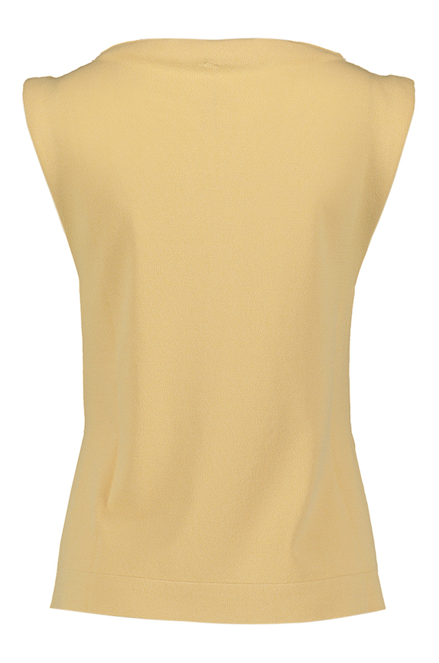 Sunkissed beige top met korte mouwen Liviana Conti
