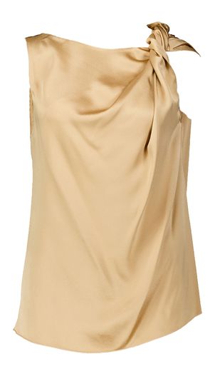 Goudkleurige top Liviana Conti