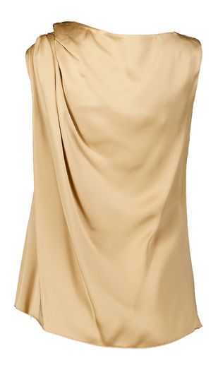 Goudkleurige top Liviana Conti
