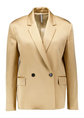 Goudkleurige wijde blazer Liviana Conti