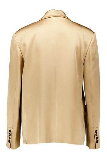 Goudkleurige wijde blazer Liviana Conti