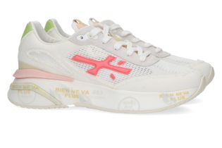 Premiata Witte lage sneakers met multicolor details Moerund