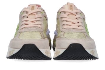 Multicolor sneakers met lime groen detail Moerund Premiata