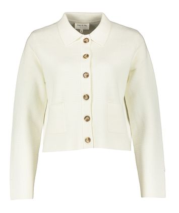 Ecru cardigan met knopen Pam Grace & Mila 