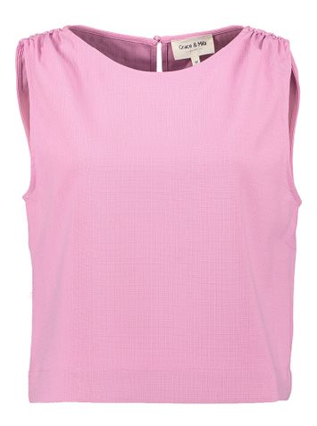 Roze mouwloze top Paume Grace & Mila 