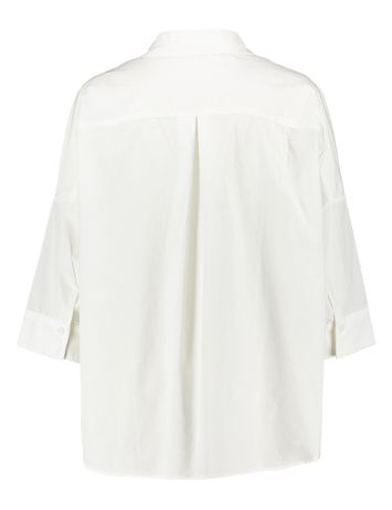Witte katoenen oversized bloes Pavel Grace & Mila 
